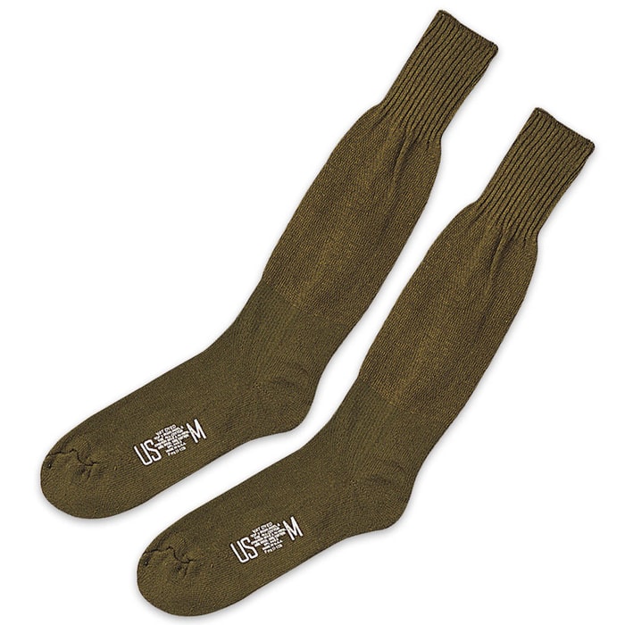 GI Type Cushion Wool Blend Sole Socks OD