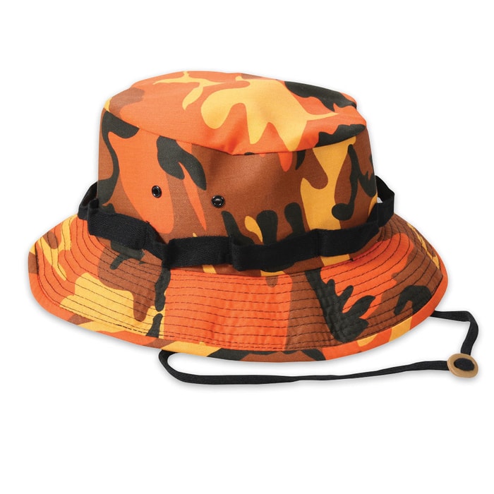 Boonie Hat Savage Orange Camo