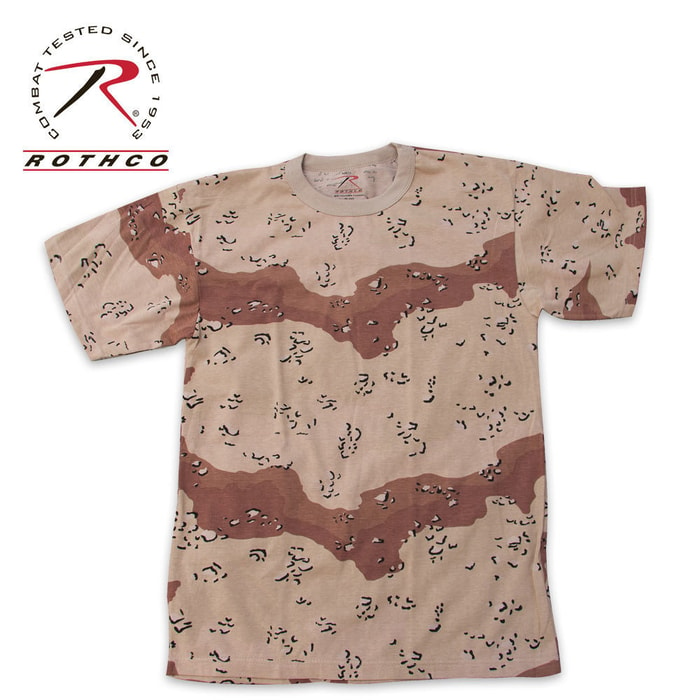 Military Camouflage T-Shirt Desert Camo