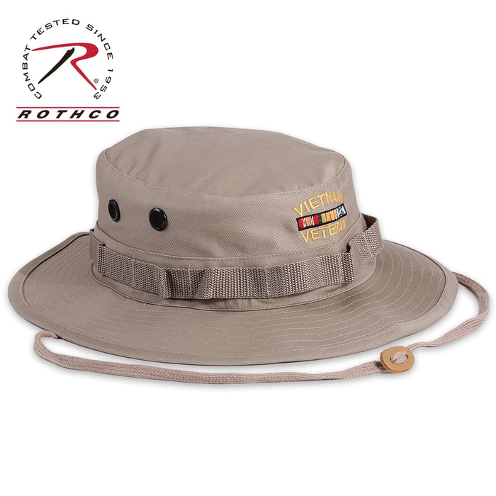 Rothco Vietnam Veteran Boonie Hat Khaki