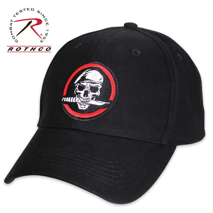 Rothco Skull And Knife Deluxe Low Profile Cap - Hat
