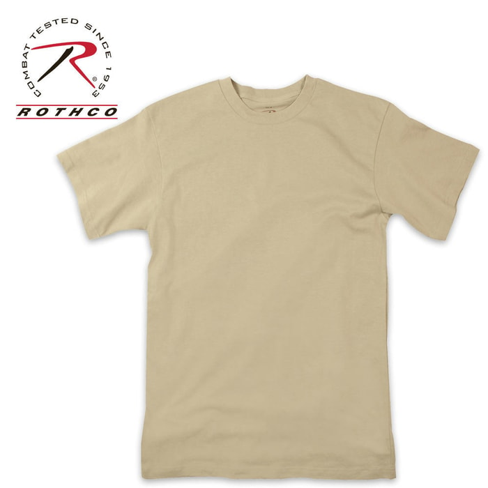 Moisture Wicking Short Sleeve T-Shirt Sand