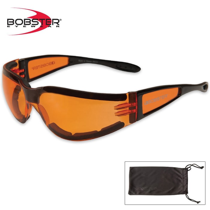 Bobster Shield II Sunglasses Amber/Black