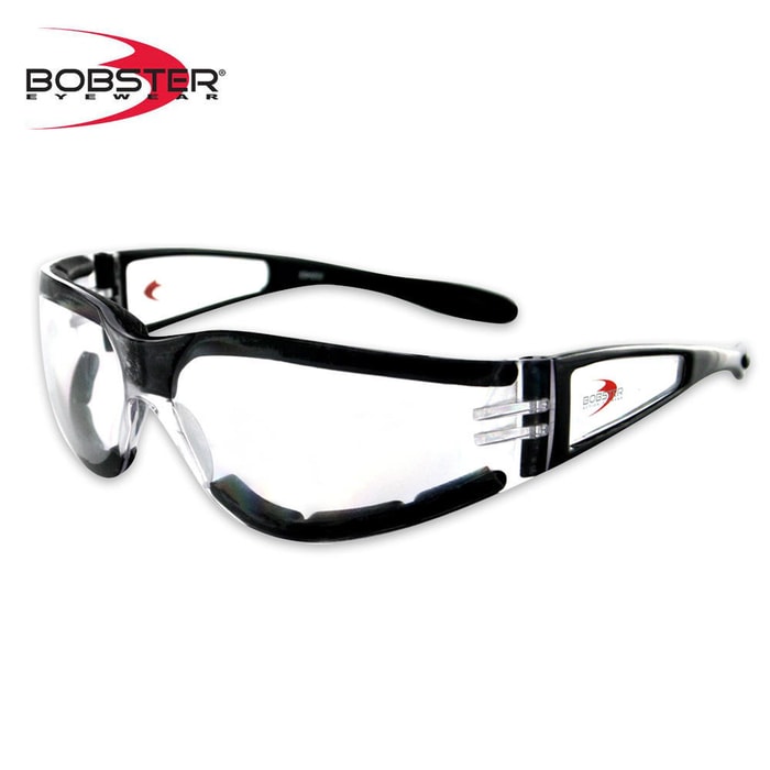 Bobster Shield II Sunglasses Clear/Black