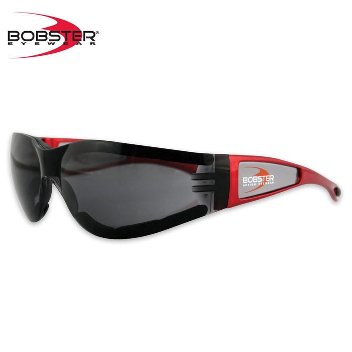 Bobster Shield II Sunglasses - Smoke/Red