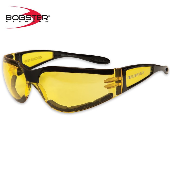 Bobster Shield II Sunglasses Yellow/Black