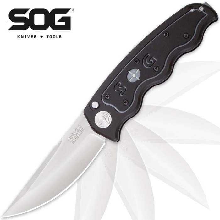 SOG Tac Automatic Knife Satin 8 IN
