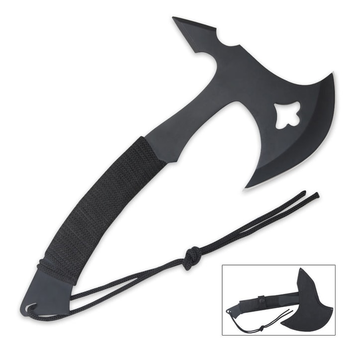Ace In The Hole Throwing Axe and Sheath