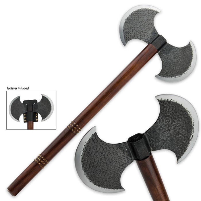 Forged Black Textured Axe 