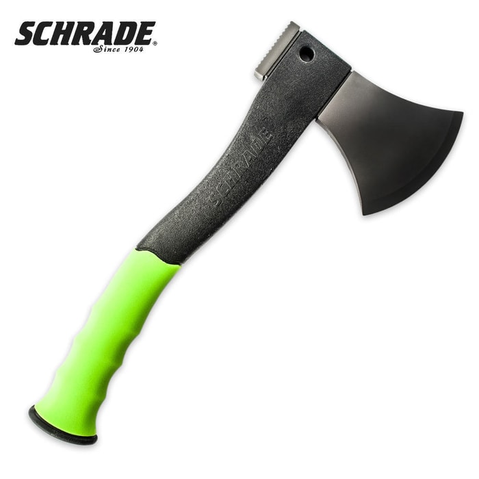 Schrade Titanium Green Survival Axe