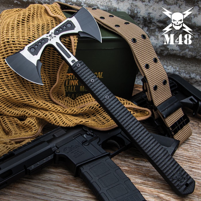 United Cutlery takes its classic and popular M48 Tomahawk design and gives it double the cutting and chopping power