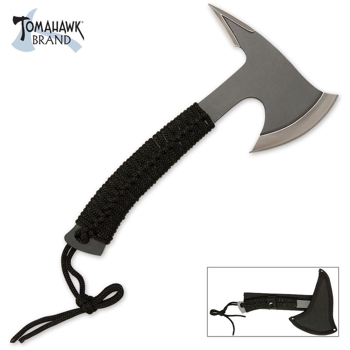 Tomahawk Compact Full Tang Axe With Spike For Camping & Hiking