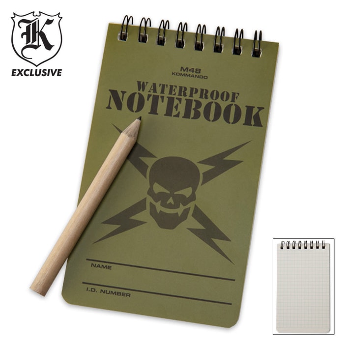 M48 Waterproof Notebook & Pencil