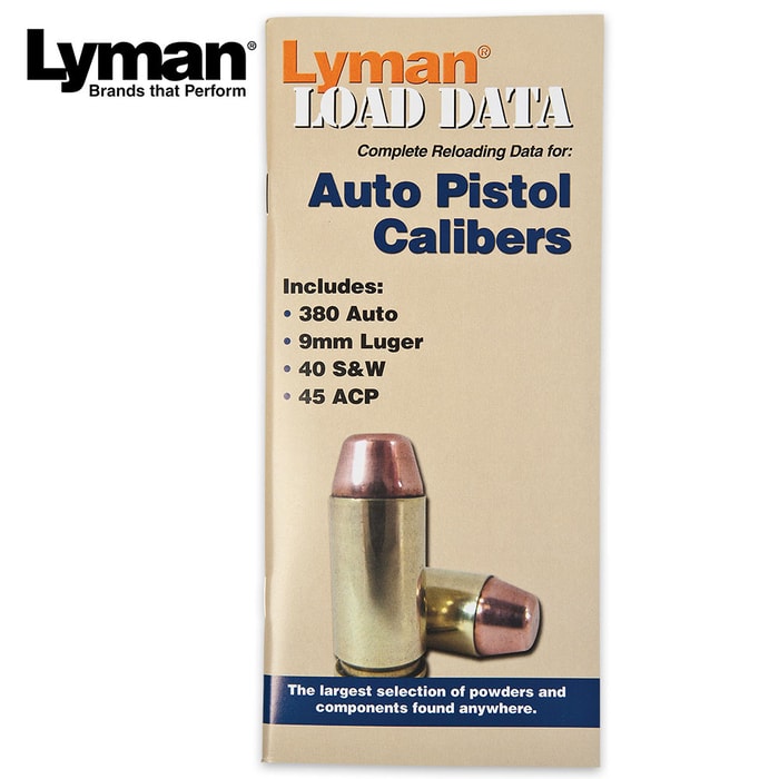 Lyman Load Data Series Semi-Auto Pistol Calibers