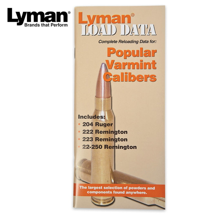 Lyman Load Data Series Varmint Calibers