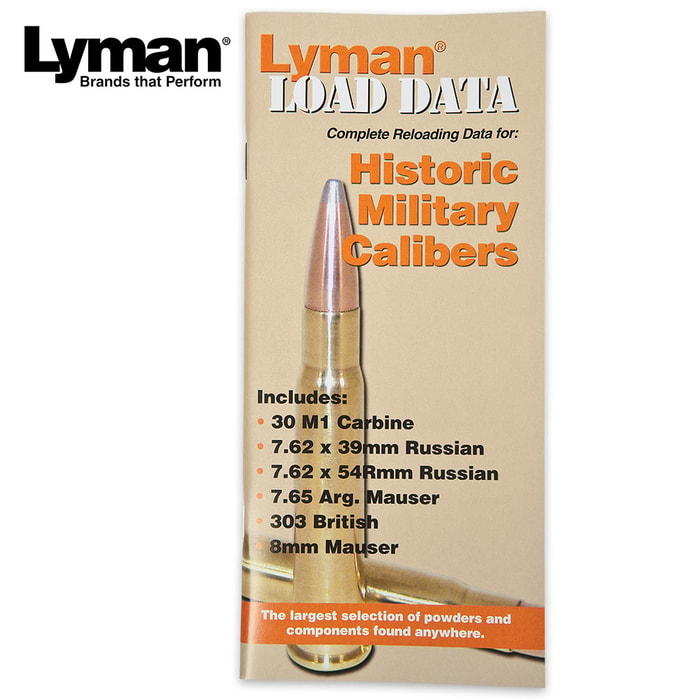 Lyman Load Data Series Old Military Calibers