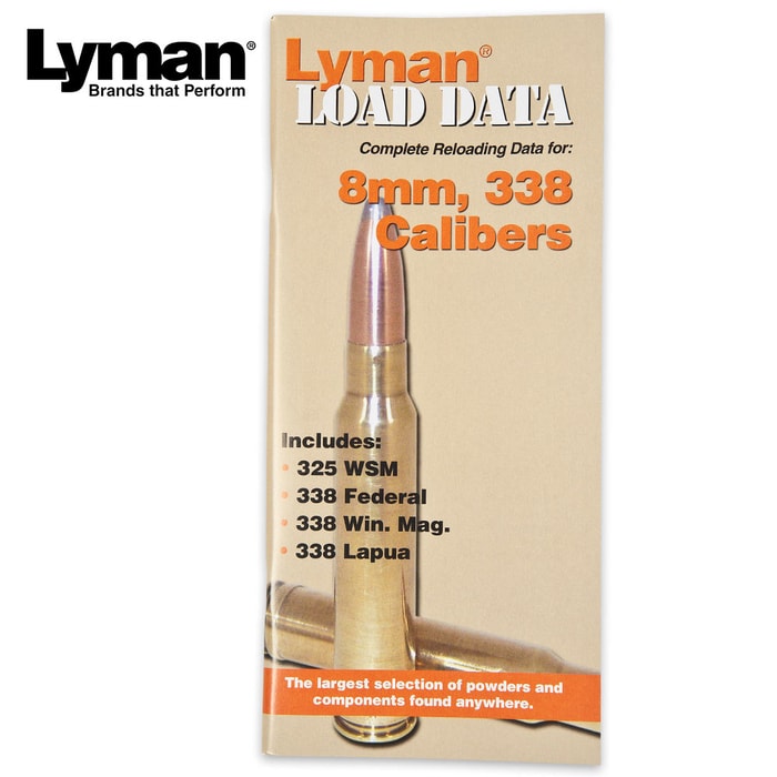 Lyman Load Data Series 338, 8MM Calibers