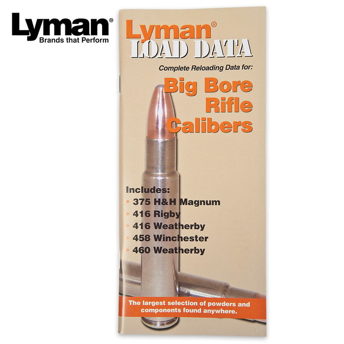 Lyman Load Data Series Big Bore Rifle Calibers