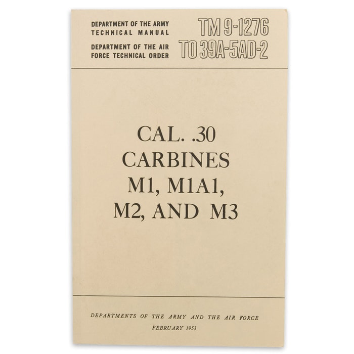 Caliber 30 Carbines Manual
