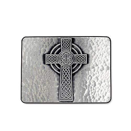 Celtic Cross with Hammered Look Belt Buckle