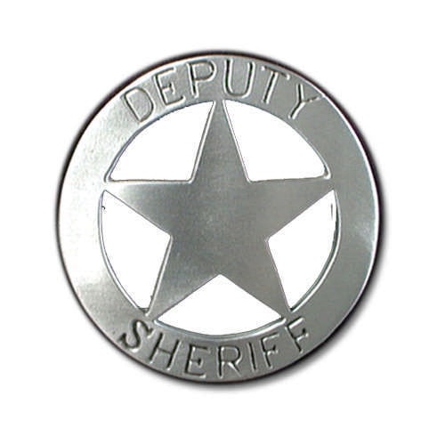 Deputy Sheriff Badge Belt Buckle
