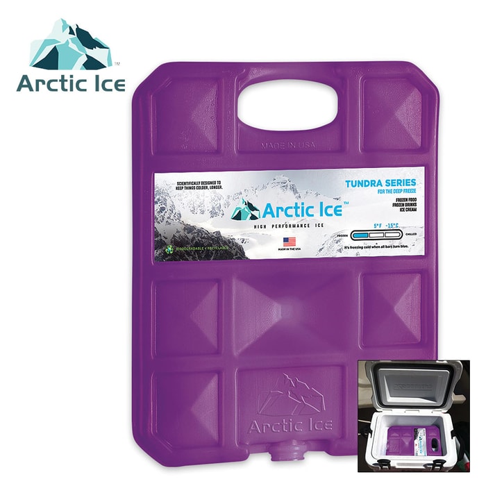 Arctic Ice Tundra X-Large Reusable Ice Panel - Replaces Dry Ice