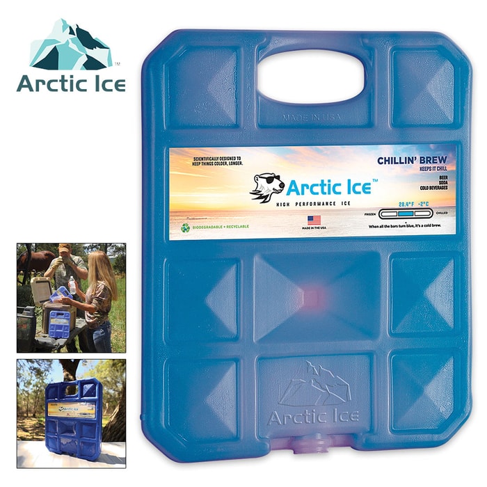 Arctic Ice Chillin Brew X-Large Reusable Ice Panel - Keeps Brewskies At Perfect Temperature