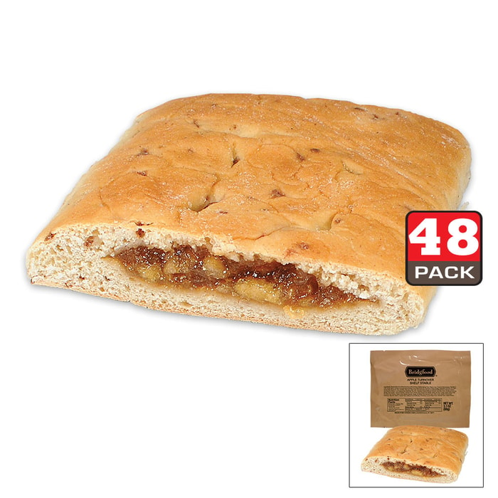 Bridgford MRE Apple Turnover Sandwiches - 48-Count