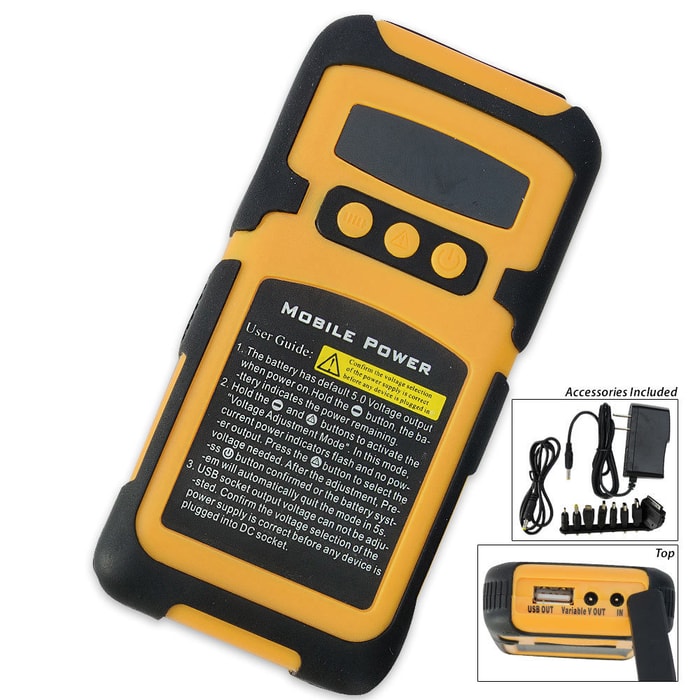 Rugged Portable Mobile Power Emergency Charger