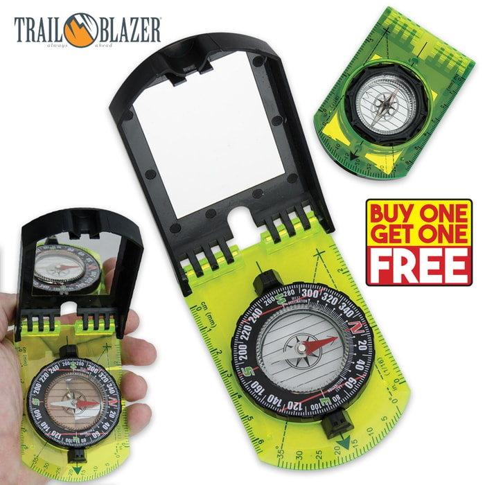 With BOGO, get two of these handy survival compasses for the price of one