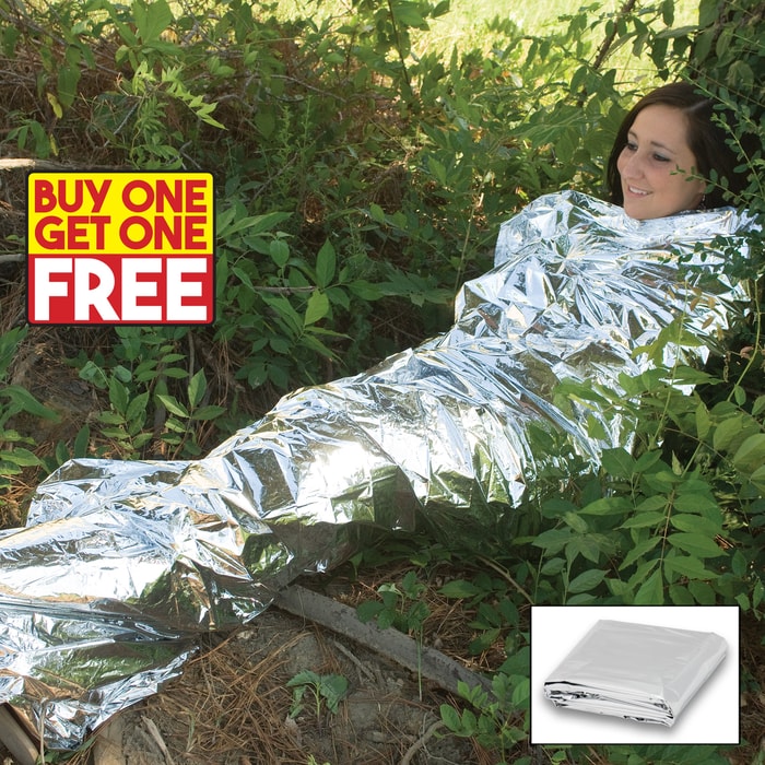 Emergency Survival Sleeping Blanket - BOGO