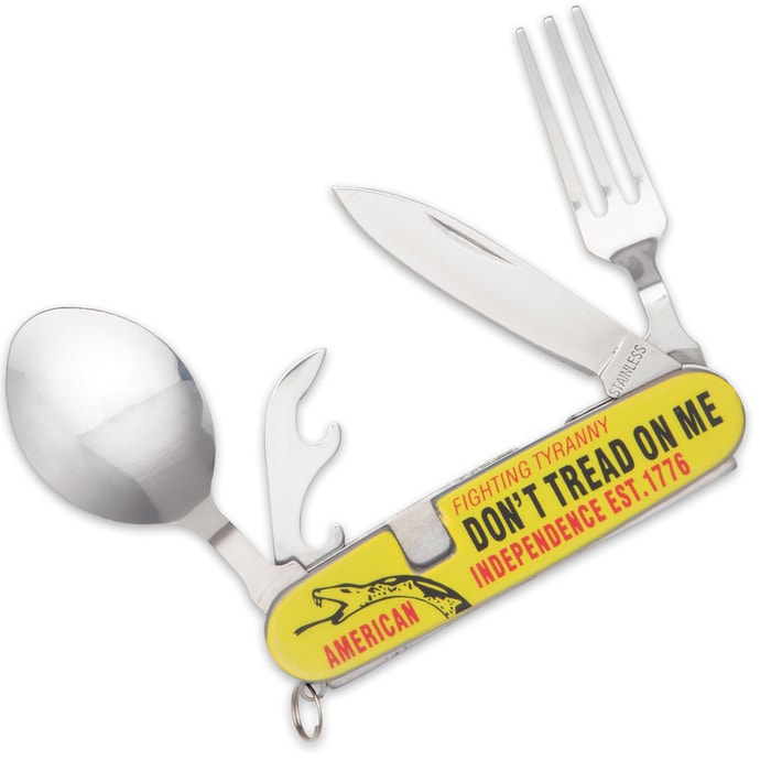 "Don't Tread on Me" Camp Dining Utensil Tool