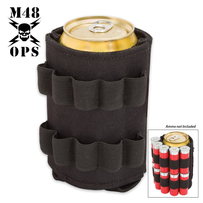 M48 OPS Tactical Can Koozie - Black