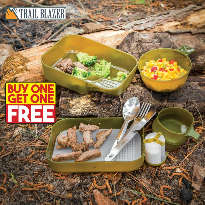 Trailblazer 3-Piece Lexan Outdoor Dining Utensils BOGO 