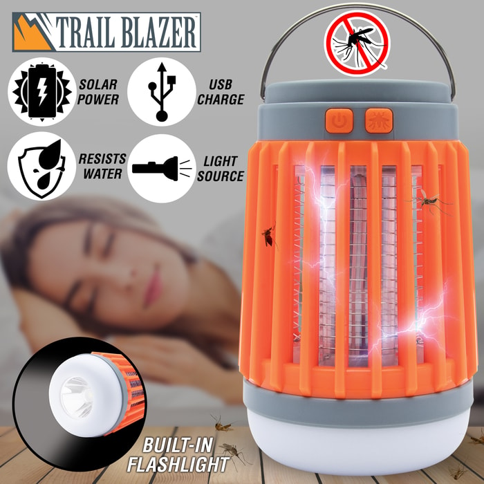 The Trailblazer Camp Lantern And Bug Zapper offers a light and pest control all in one