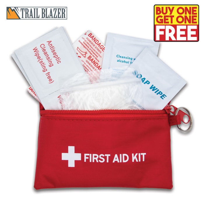 The Trailblazer Mini First Aid Kit on BOGO