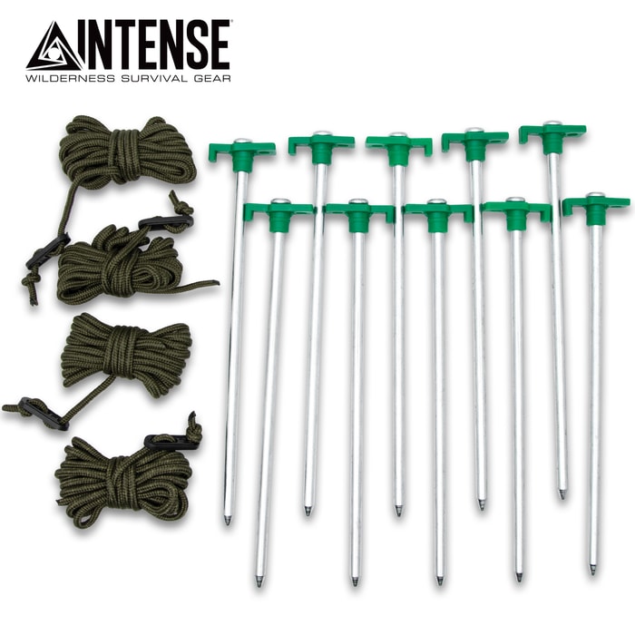 The Intense Tent Stakes and ropes
