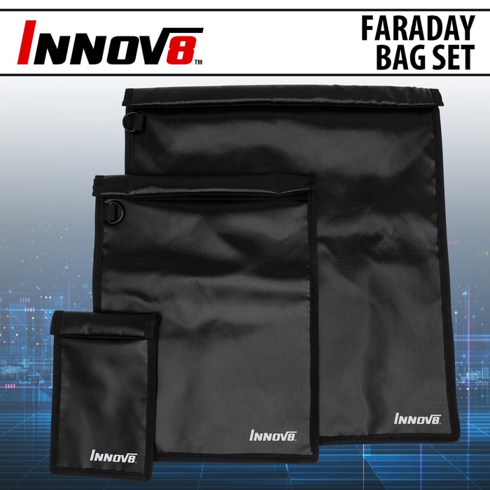 Innov8 Faraday Bag Set - Safeguard You Electronic Essentials