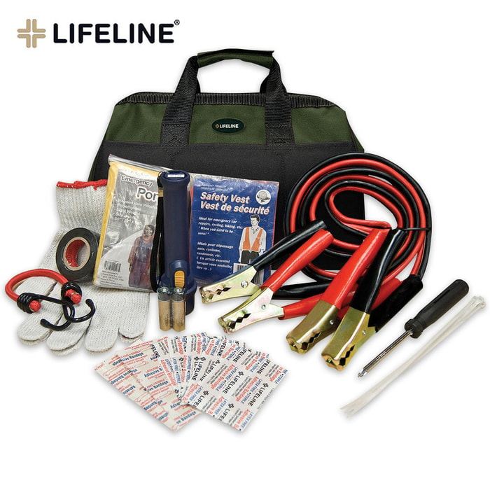 Lifeline Emergency Roadside Kit In Carry Bag