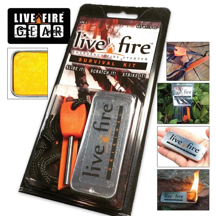 Live Fire Original Plus Fire Starter