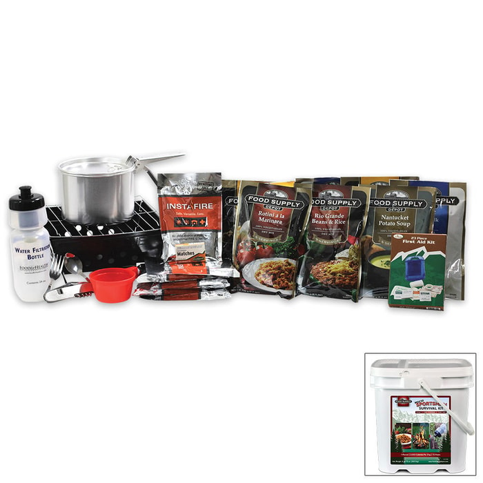 Deluxe 72-hour Food, Fire & Filter Kit