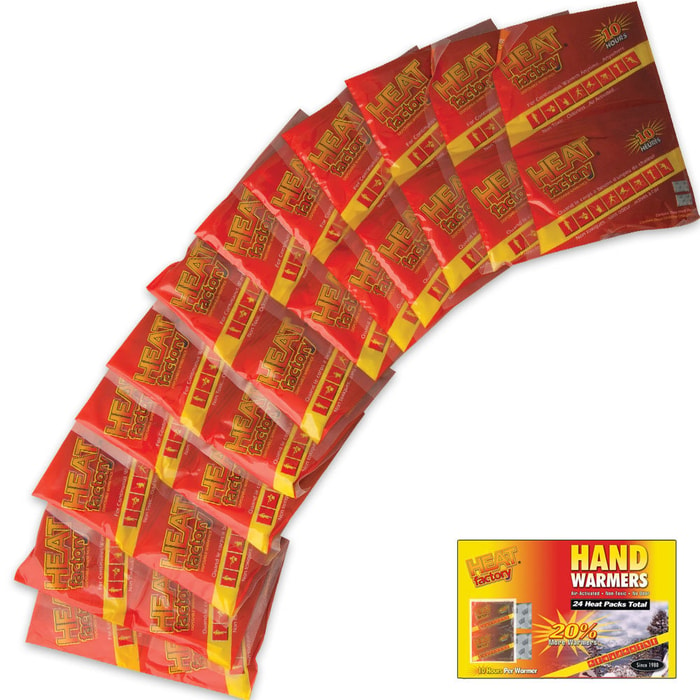 Heat Factory Hand Warmer Pack 12 Pair