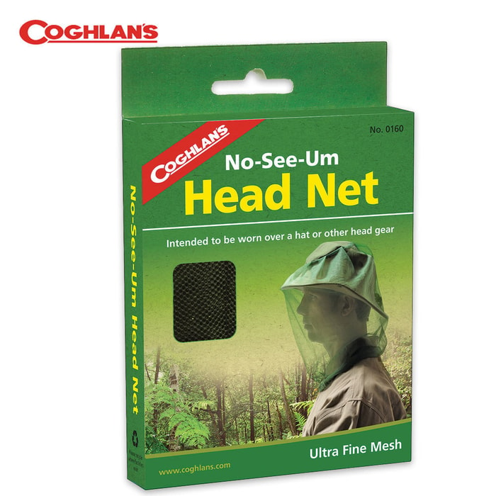 Coghlans Head Net With No-See-Um Mesh