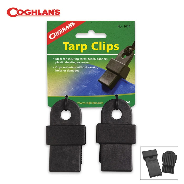 Coghlan’s Tarp Clips, Pair
