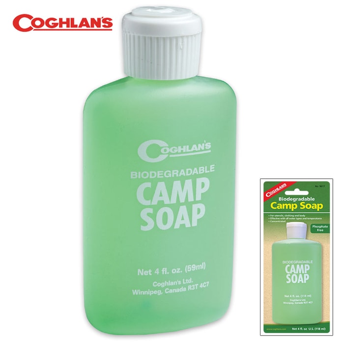 Biodegradable Liquid Camp Soap  4 oz.