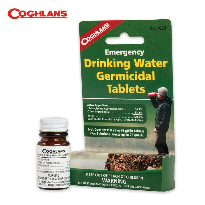 Coghlan’s Germicidal Drinking Water Tablets