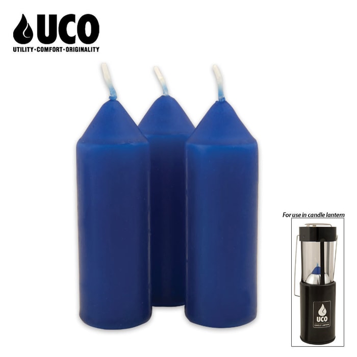 UCO Lantern Candles / 3 Set Emergency/camping Candles Long Burning