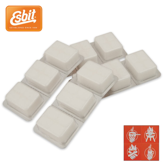 Esbit Solid Fuel Cubes - 12-Pack