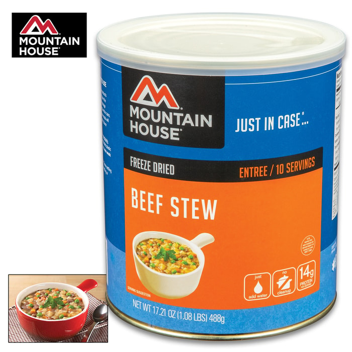 Mountain House Beef Stew Can 10 Servings