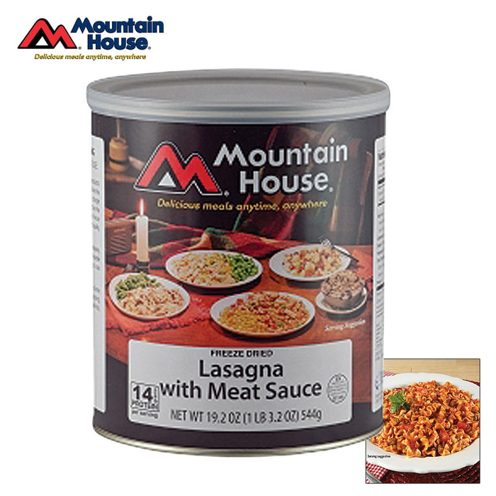Mountain House Lasagna With Meat Sauce Can 10 Servings